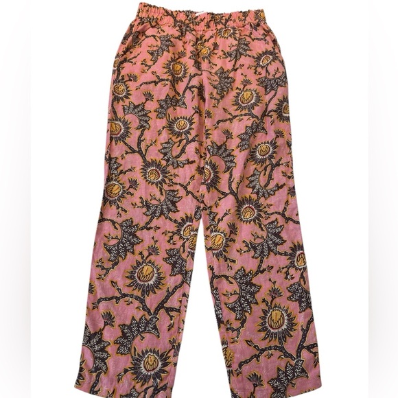A.L.C. Henry Floral Printed Cotton Pants - Picture 6 of 14